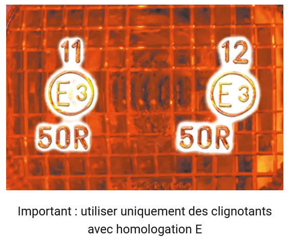 Numéro d'identification des clignotants